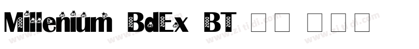 Millenium BdEx BT 常规字体转换